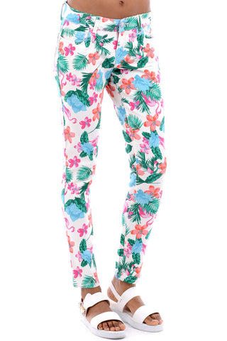Summer Floral Jeans