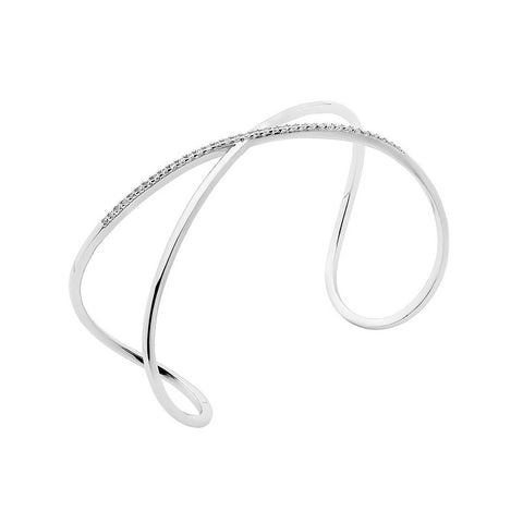INFINITE CURVE CUFF SILVER