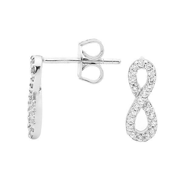 GEORGINI CZ INFINITY STUDS