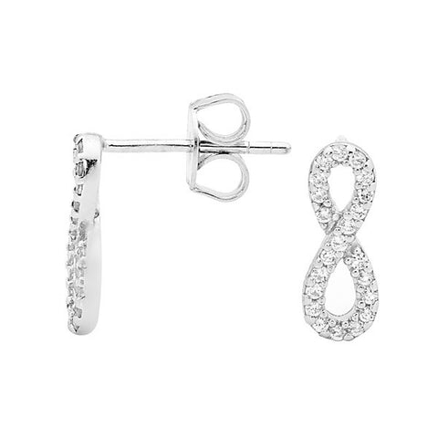 GEORGINI CZ INFINITY STUDS