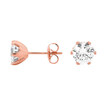 GEORGINI ROSE GOLD 6-CLAW STUDS