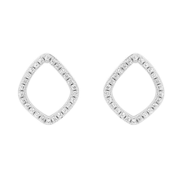 MADISON HOLLOW STUD SILVER