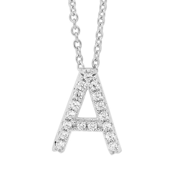 PETITE INTIAL A SILVER