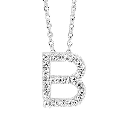 PETITE INTIAL B SILVER