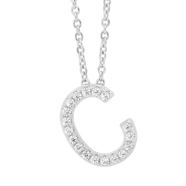 PETITE INTIAL C SILVER