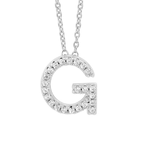 PETITE INTIAL G SILVER