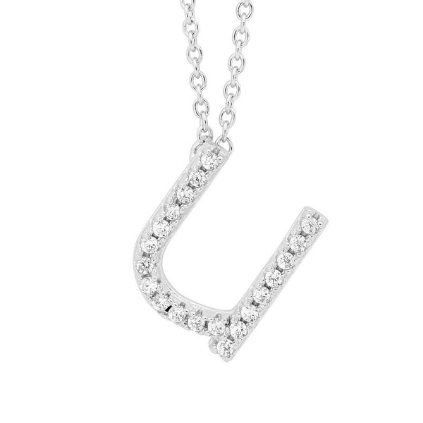 PETITE INTIAL U SILVER