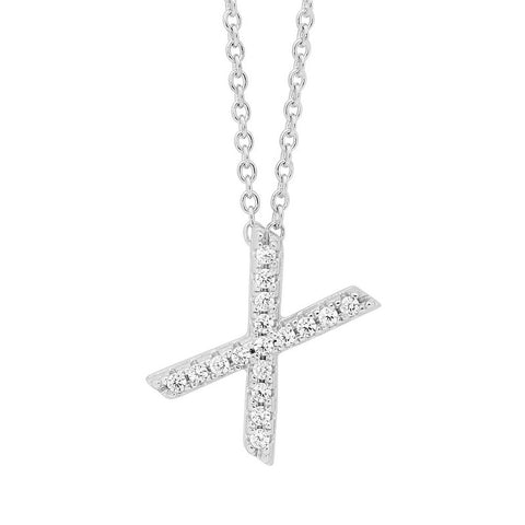 PETITE INTIAL X SILVER