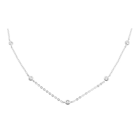 GEORGINI 45cm SHORT STATION NECKLACE