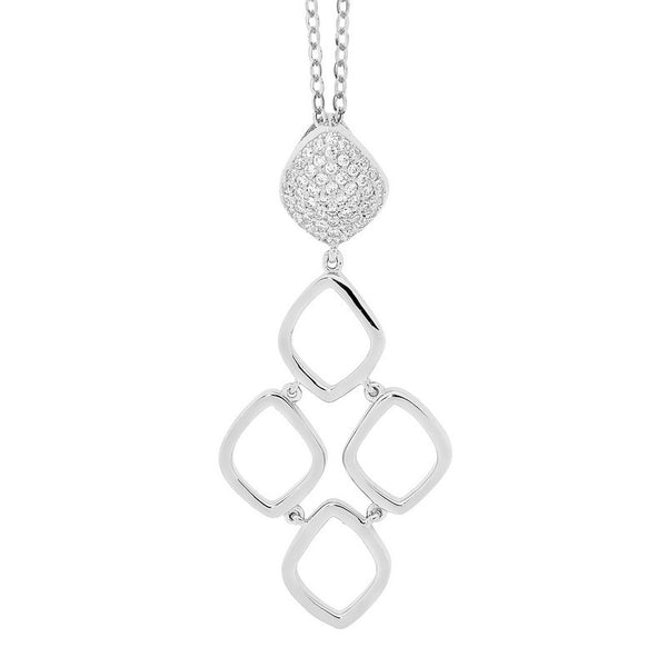 SOHO HI SHINE DROP PENDANT SILVER