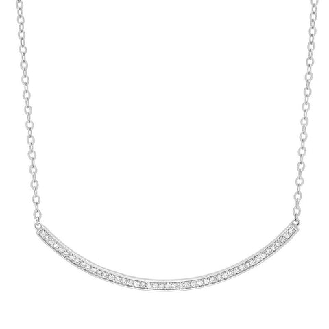 LIBERTY CURVE PENDANT SILVER