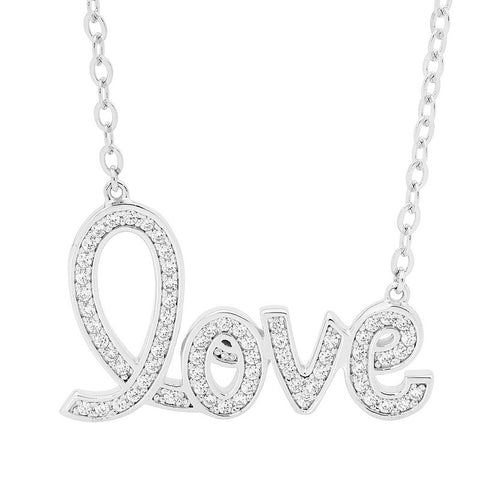 LOVE PENDANT SILVER