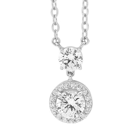 HALO DROP PENDANT SILVER