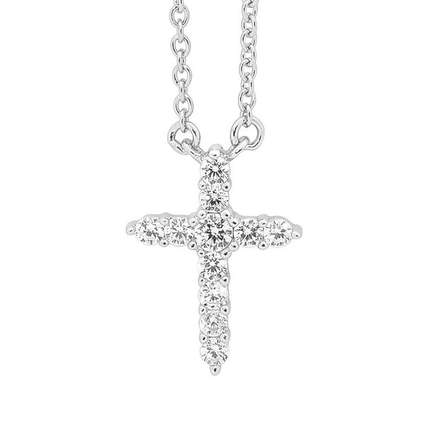PETITE CROSS PENDANT SILVER