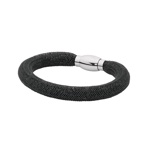 MESH 18.5cm BRACELET BLK
