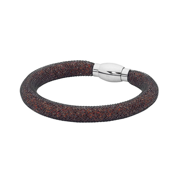 MESH 18.5cm BRACELET COFFEE