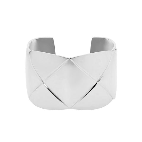 CRISS CROSS CUFF SILVER
