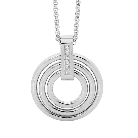 TRI CIRCLE & CZ PEND