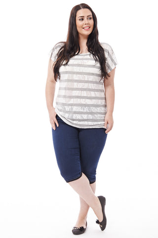 Dark Denim Cropped Jeans-Dark Denim-UK 20 - EU 46