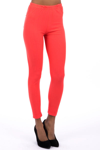 Pocket Jeggings-Light Pink-One Size - UK (8-12)