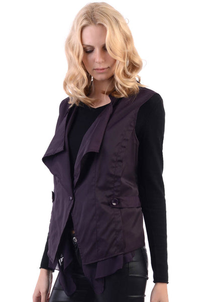 Purple Sleeveless Waistcoat
