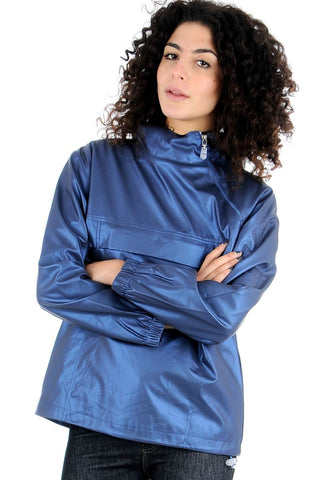 Shiny Wax Hooded Jacket