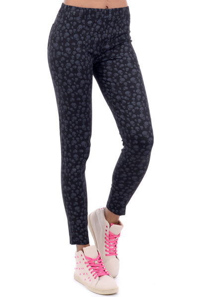 Skull Print Jeggings