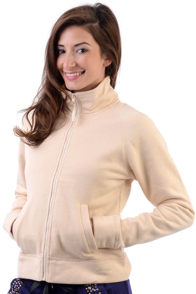 Cream Sporty Zipper
