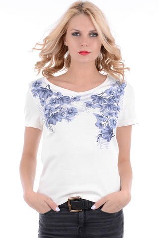 Diamante Floral T.Shirt
