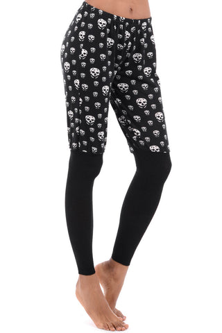 Skull Print Funky Leggings