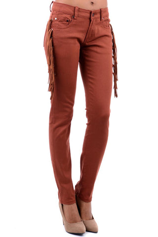 Fringed Cowgirl Jeans
