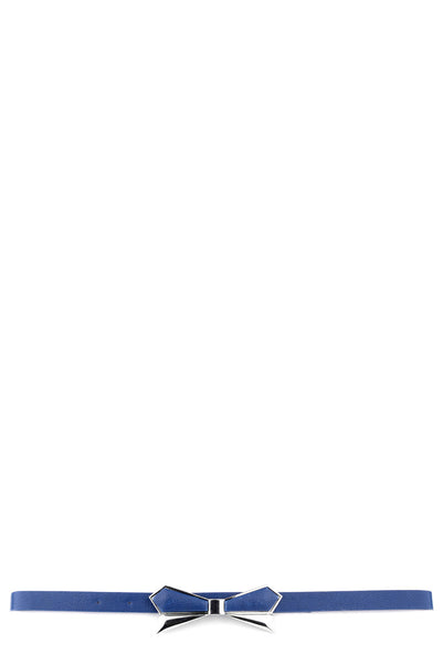 Faux Leather Bow Belt-Camel-Length - 90cm