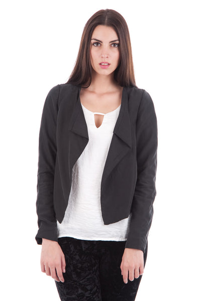 Black Lightweight Jacket -Black-UK 12 - EU 40