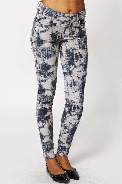 Tie Dye Skinny Trousers-Multi-12