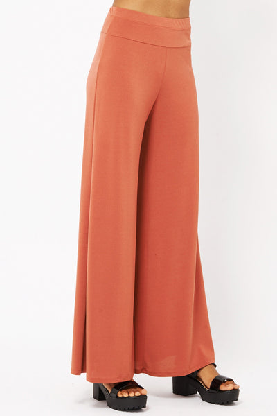 Palazzo Trousers -Terracotta-UK 18 - EU 46