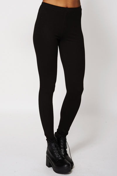Classic Black Long Leggings Ex-Branded-Black-8
